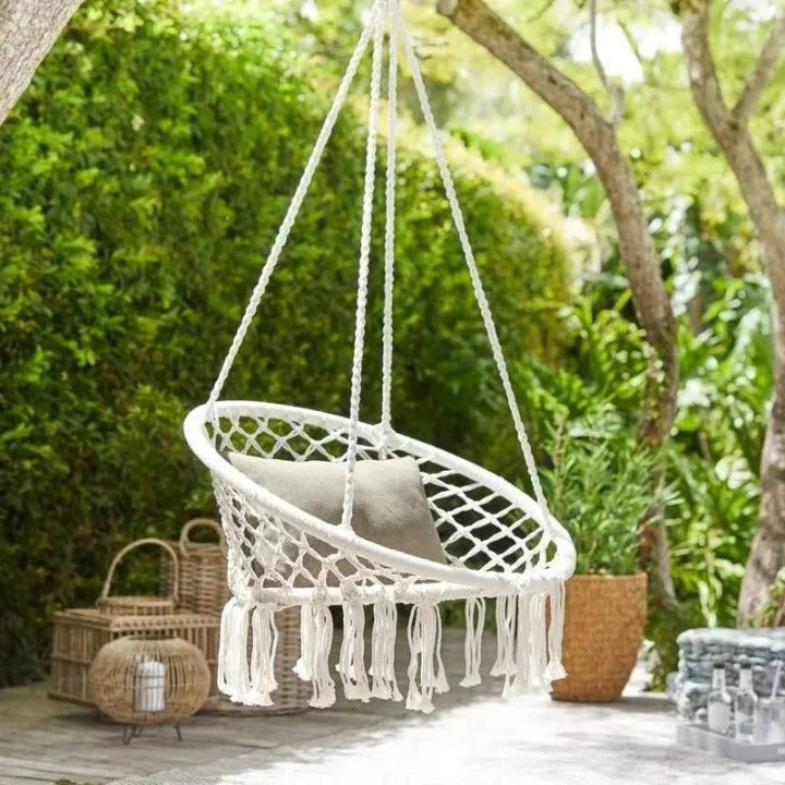 Silla Hamaca de Macramé Resistencia