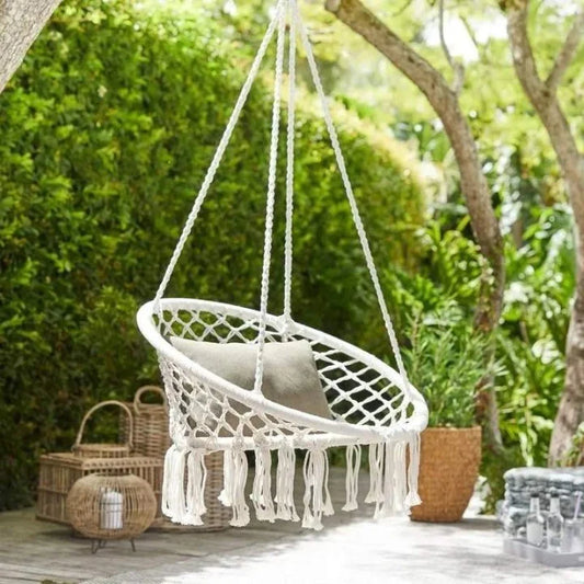 Silla Hamaca de Macramé Resistencia